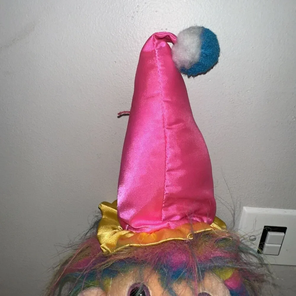 Vintage Trolio Trolls Plush Doll Clown  Stuffed. Plush 1992